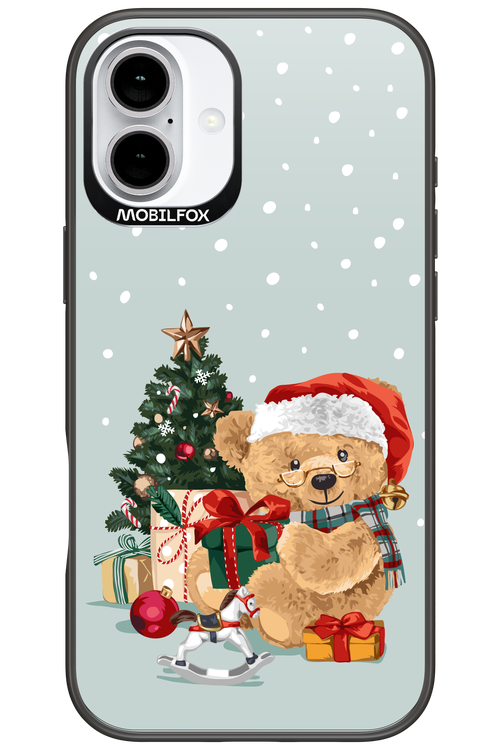 Merry Christmas Bear - Apple iPhone 16 Plus