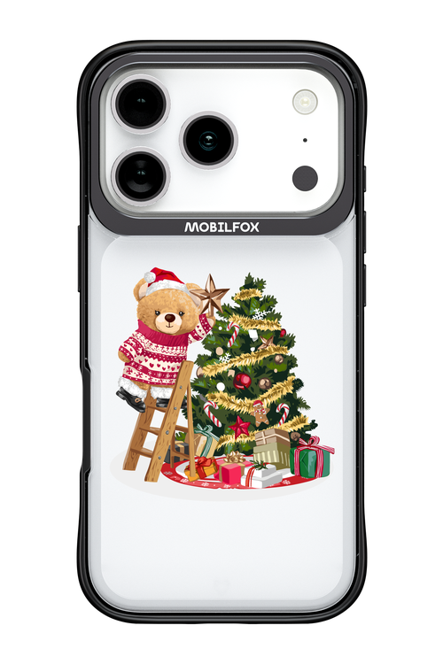 Christmas Bear (Transparent) - Apple iPhone 17 Pro