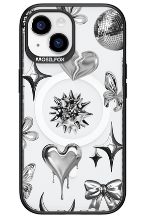 Silver Zone Transparent - Apple iPhone 15