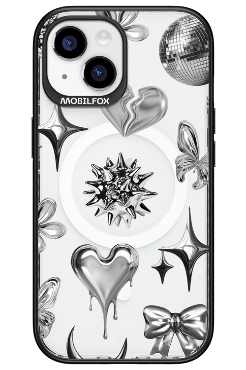 Silver Zone Transparent - Apple iPhone 15