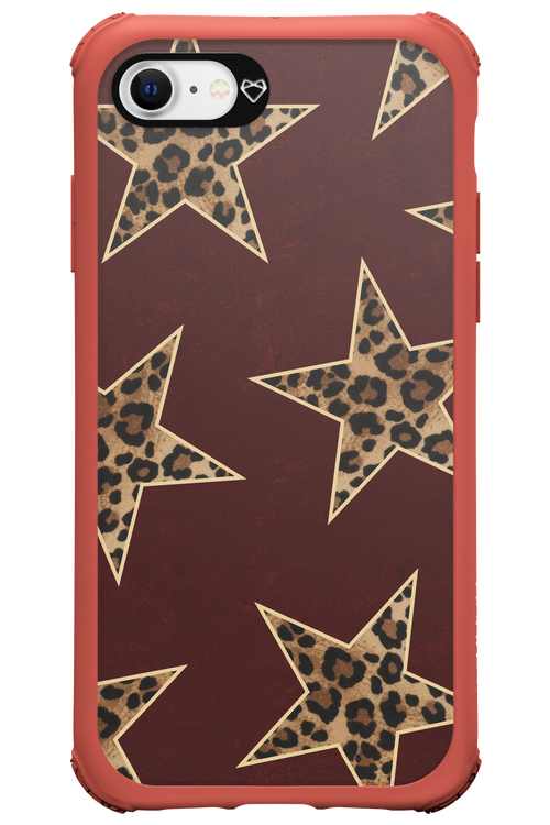 Wild Stars Burgundy - Apple iPhone SE 2020