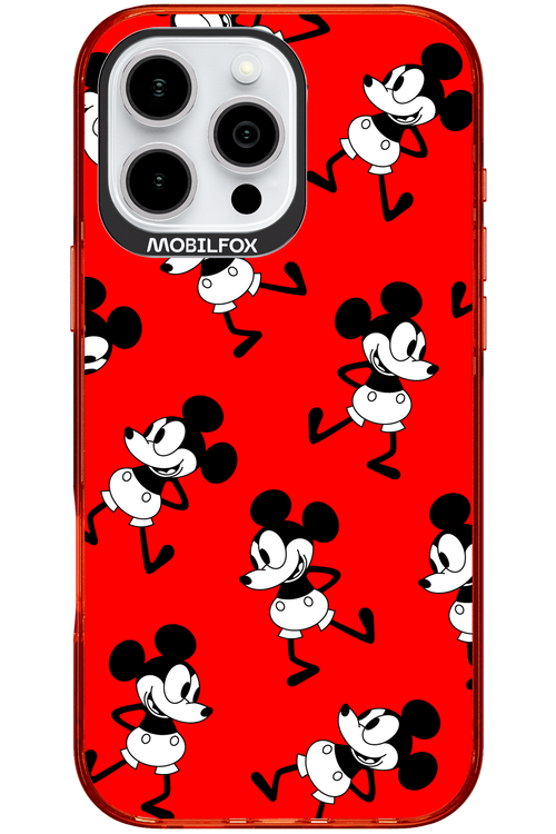 Iconic Mouse (red pattern) - Apple iPhone 16 Pro Max