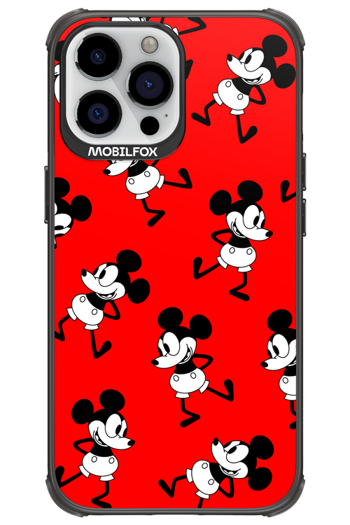 Iconic Mouse (red pattern) - Apple iPhone 13 Pro Max