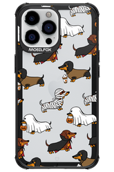 Scary Dachshund (Transparent) - Apple iPhone 13 Pro Max