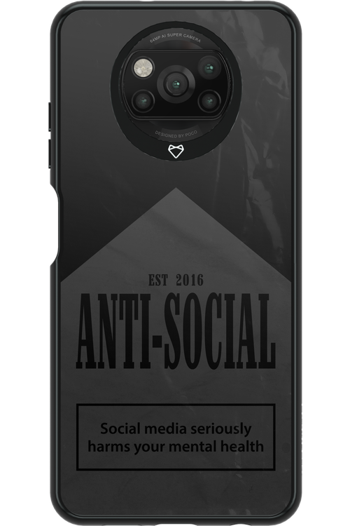 ANTI-SOCIAL (BLVCK) 2.0 - Xiaomi Poco X3 Pro