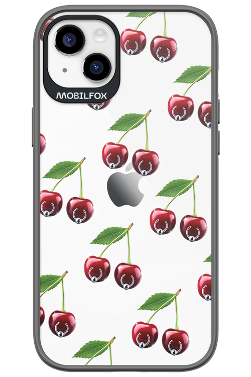 Spicy Cherries Transparent - Apple iPhone 14 Plus