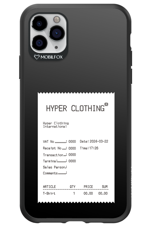 HYPER RECEIPT - Apple iPhone 11 Pro Max