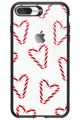 Candy Cane Hearts - Apple iPhone 8 Plus