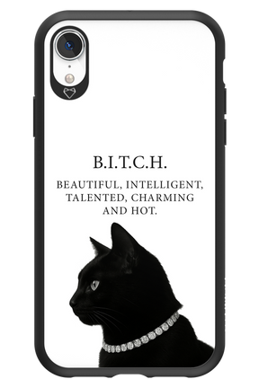 B. i. t. c. h. - Apple iPhone XR