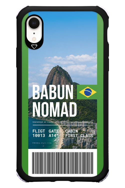 BABUN NOMAD (fly ticket) 2.0 - Apple iPhone XR