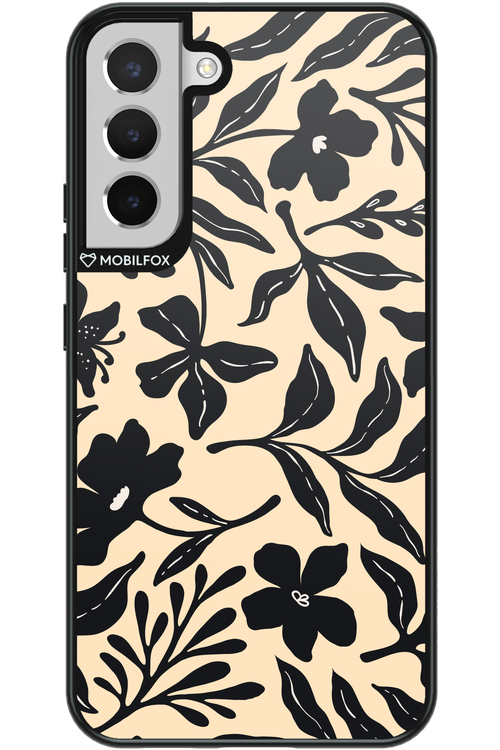 Black Flowers 2.0 - Samsung Galaxy S22+