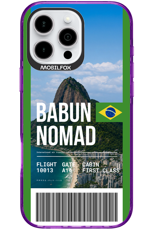 BABUN NOMAD (fly ticket) 2.0 - Apple iPhone 16 Pro Max