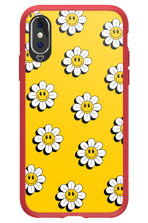 Smiley Flowers - Apple iPhone X