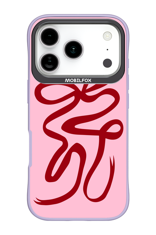 Burgundy Bow - Apple iPhone 17 Pro