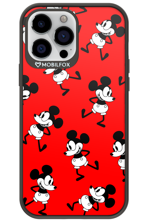 Iconic Mouse (red pattern) - Apple iPhone 13 Pro Max