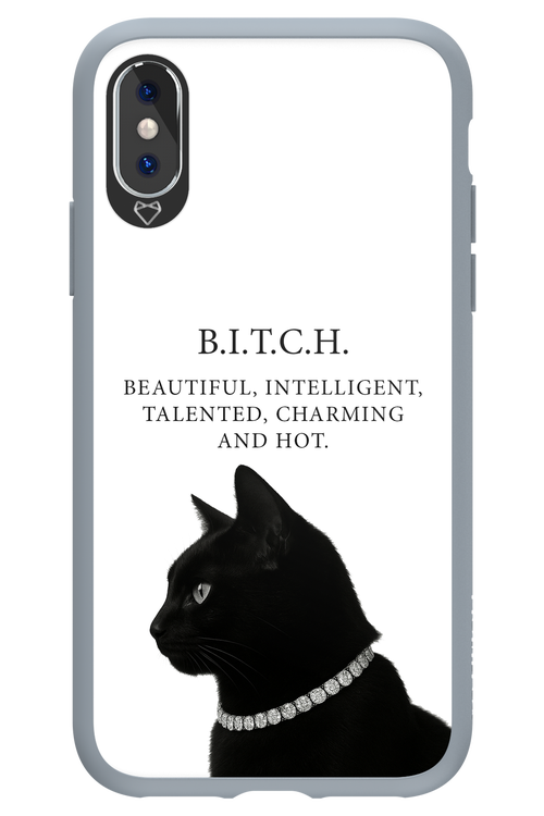 B. i. t. c. h. - Apple iPhone XS