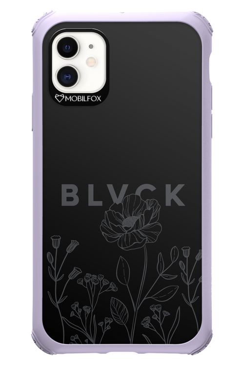 Black Flowers - Apple iPhone 11