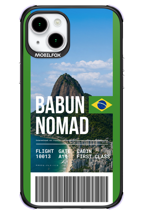BABUN NOMAD (fly ticket) 2.0 - Apple iPhone 15 Plus