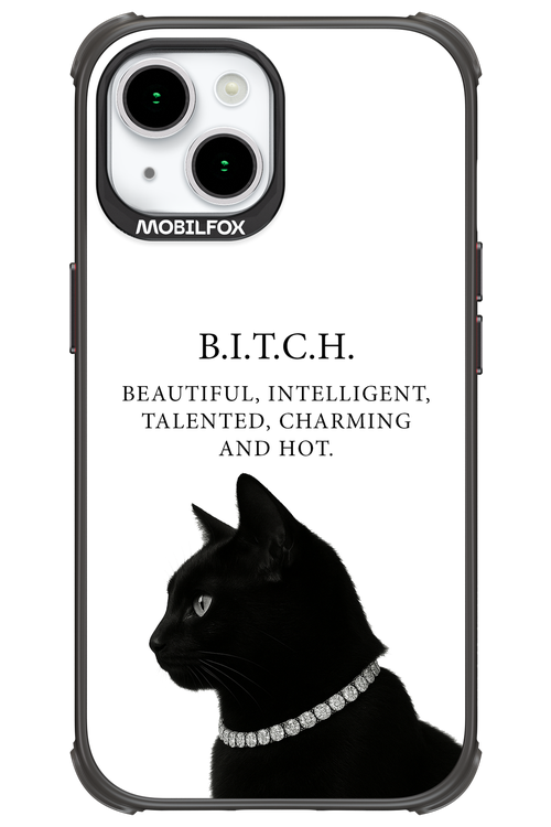 B. i. t. c. h. - Apple iPhone 15