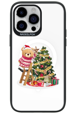 Christmas Bear (Transparent) - Apple iPhone 14 Pro Max