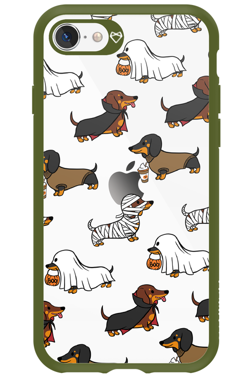 Scary Dachshund (Transparent) - Apple iPhone SE 2022