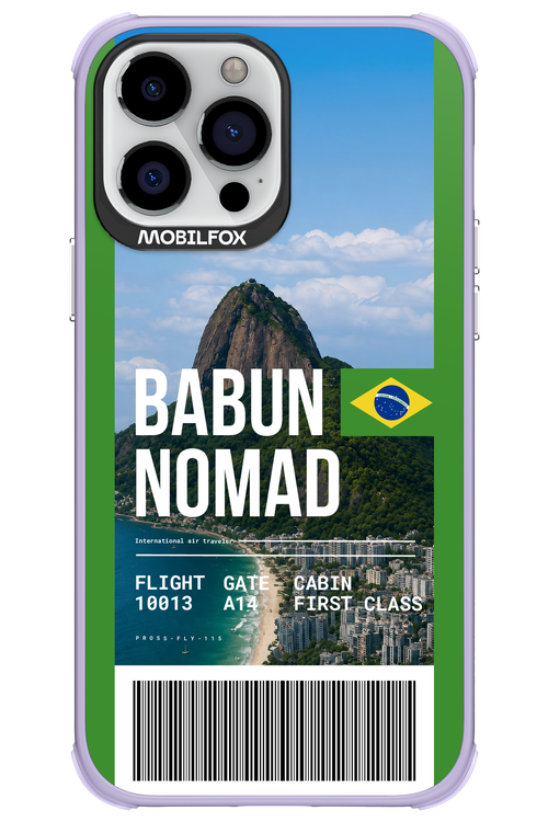 BABUN NOMAD (fly ticket) 2.0 - Apple iPhone 13 Pro Max