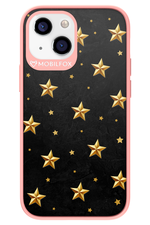 Golden Stars - Apple iPhone 13 Mini