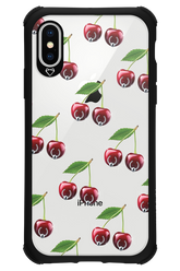 Spicy Cherries Transparent - Apple iPhone XS