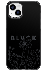 Black Flowers - Apple iPhone 15 Plus