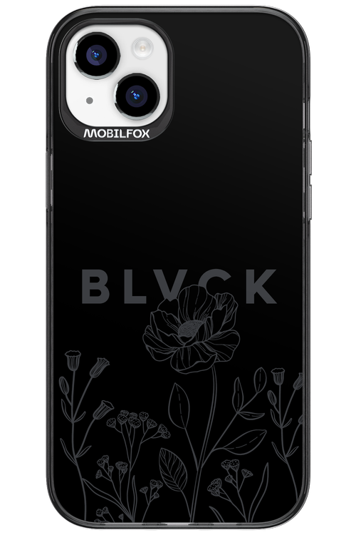 Black Flowers - Apple iPhone 15 Plus