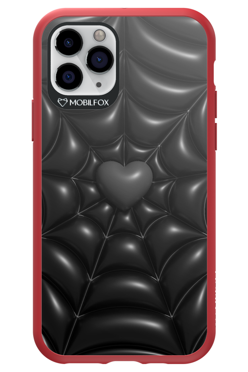 Black Spider Heart - Apple iPhone 11 Pro