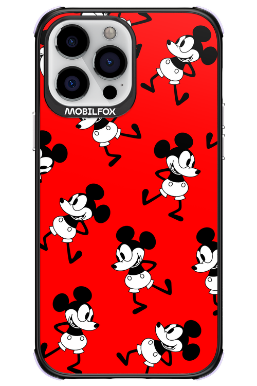Iconic Mouse (red pattern) - Apple iPhone 13 Pro Max