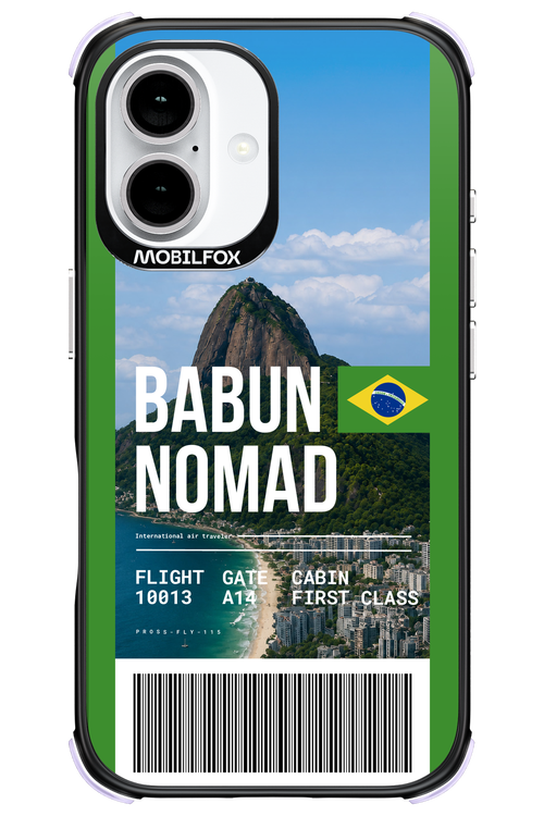 BABUN NOMAD (fly ticket) 2.0 - Apple iPhone 16