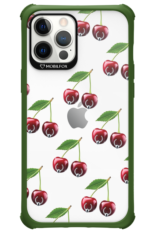 Spicy Cherries Transparent - Apple iPhone 12 Pro Max