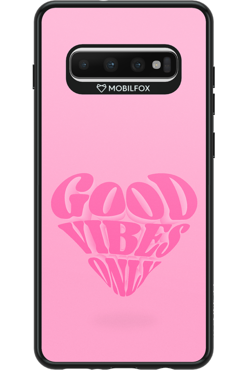 Good Vibes Heart - Samsung Galaxy S10+