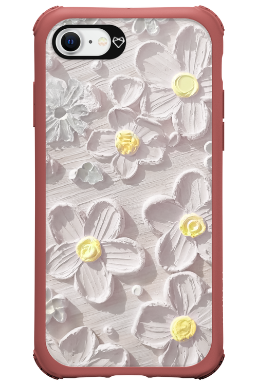 White Flowers 2.0 - Apple iPhone SE 2020