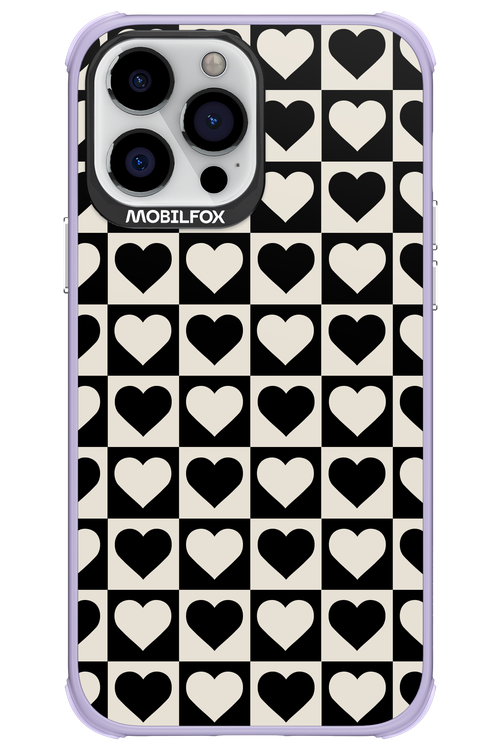 Checkered Heart - Apple iPhone 13 Pro Max