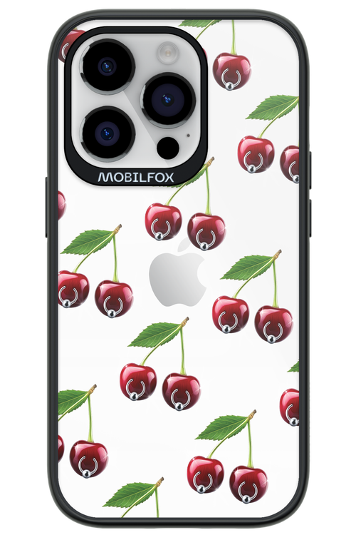 Spicy Cherries Transparent - Apple iPhone 14 Pro