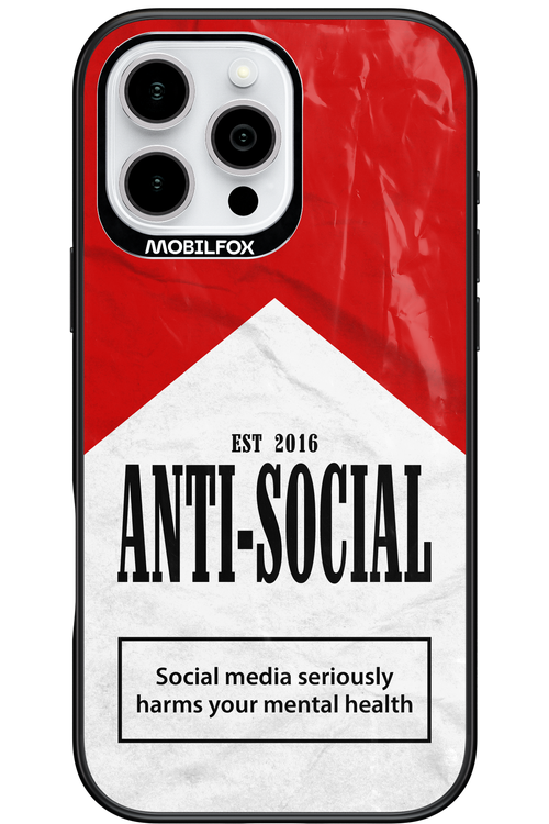 ANTI-SOCIAL II 2.0 - Apple iPhone 16 Pro Max