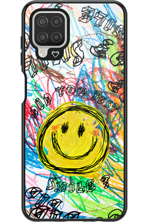 Crayon Smiley Colorful - Samsung Galaxy A12