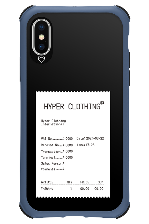 HYPER RECEIPT - Apple iPhone X