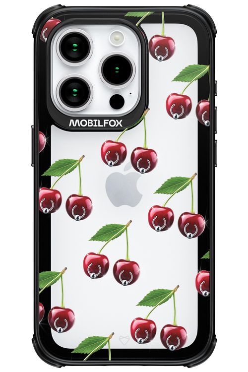 Spicy Cherries Transparent - Apple iPhone 15 Pro