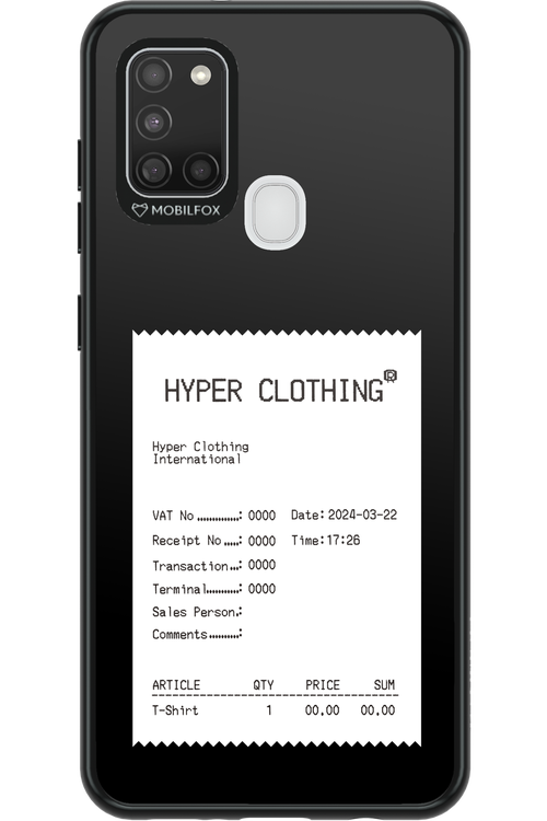 HYPER RECEIPT - Samsung Galaxy A21 S