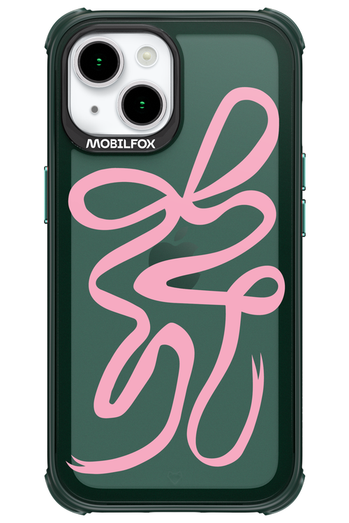 Pink Bow - Apple iPhone 15