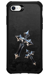 Chrome Crosses - Apple iPhone 8