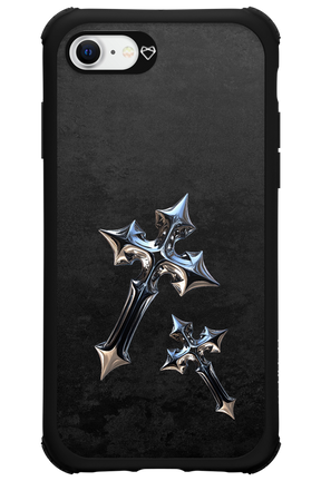 Chrome Crosses - Apple iPhone 8