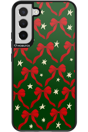 Bow & Stars (Green) - Samsung Galaxy S22+