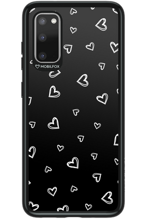 Monochrome Hearts 2.0 - Samsung Galaxy S20