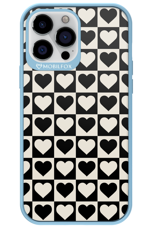 Checkered Heart - Apple iPhone 13 Pro Max