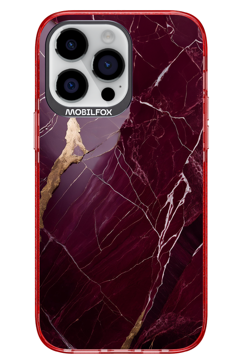 Burgundy Marble - Apple iPhone 14 Pro Max